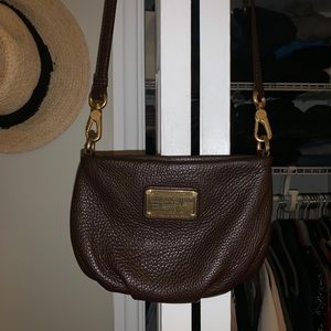 Marc Jacobs vintage brown leather crossbody bag